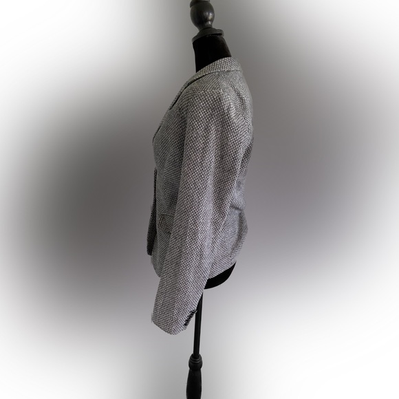 Banana Republic Geo Tweed Suit Jacket/Blazer - Size 4 - Picture 4 of 7